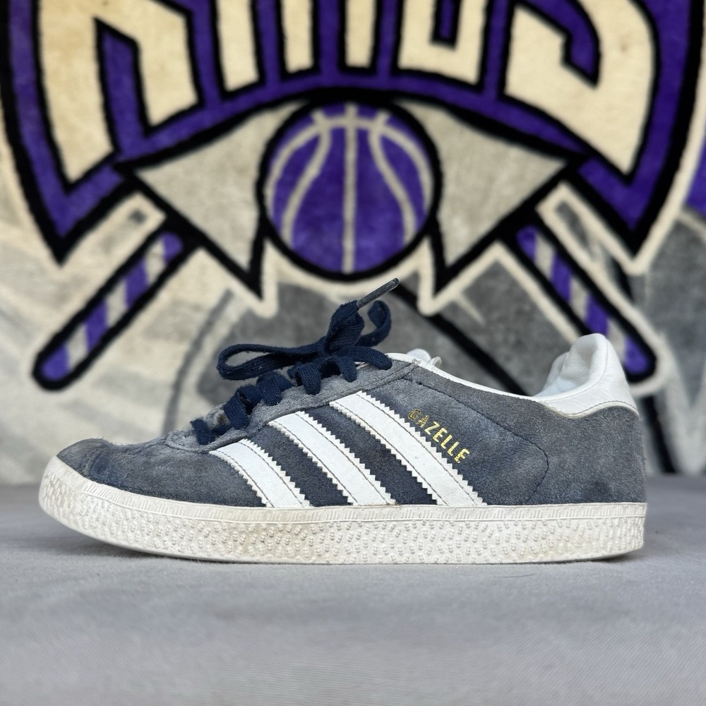Size 2y‎ - adidas Gazelle C Collegiate Navy White Unisex Little Kids BY9162